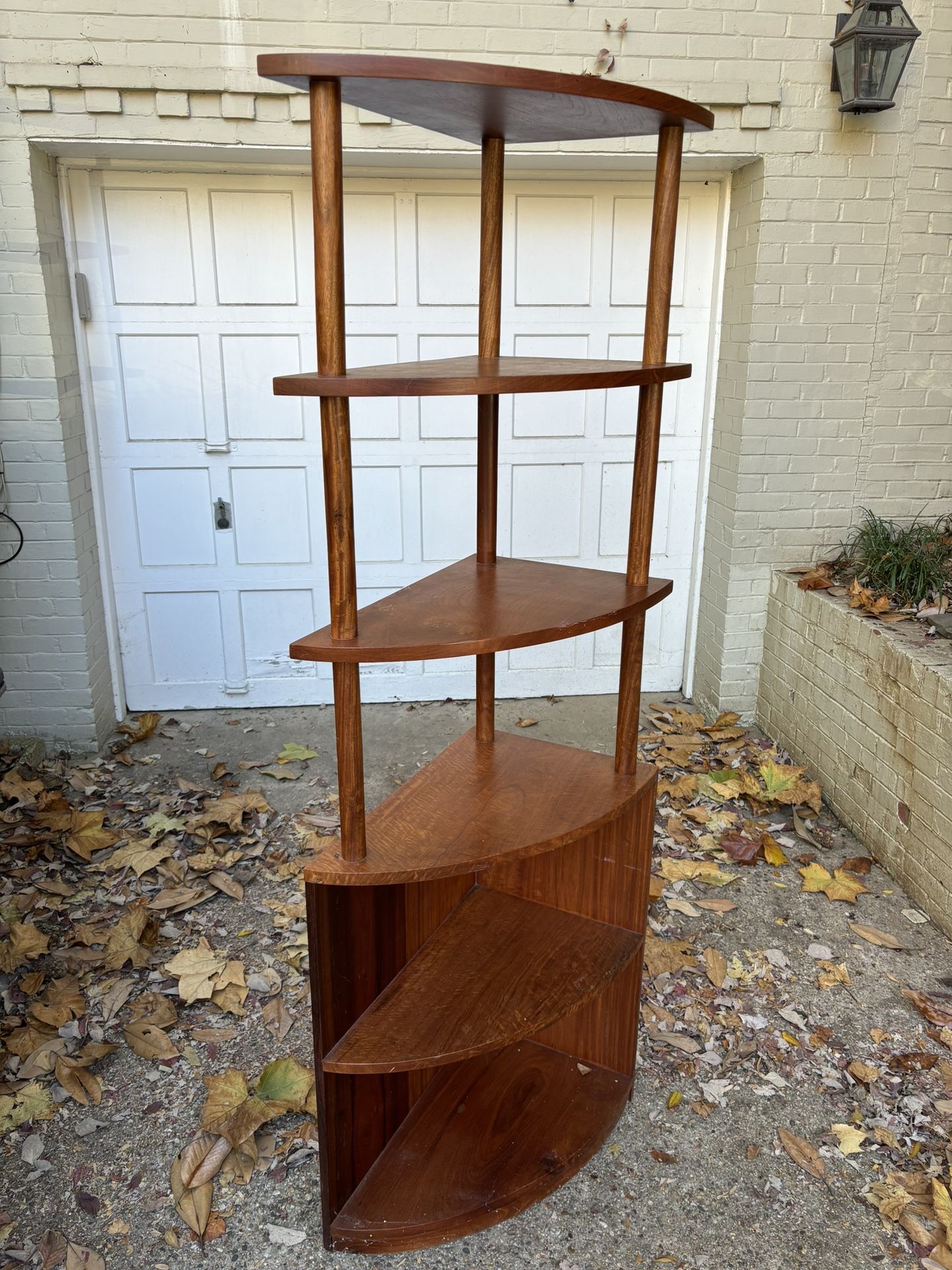 Rosewood corner shelf