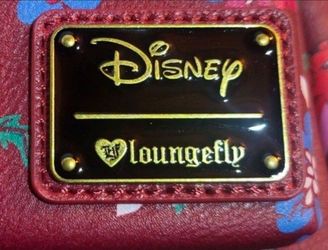 Loungefly Mulan heart logo all over print backpack rare new with Tags