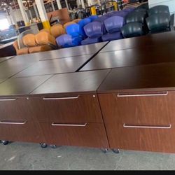 2 Drawers Herman Miller Mobile Vertical &  Lateral Filing Cabinets 36”x 22”x30” height 