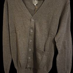 RGT By Rogue Territory Gray Men's Cardigan - Size Large