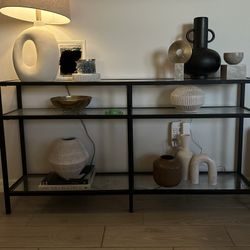 Glass Entryway Table