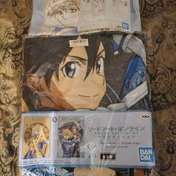 Rare SAO and Sailor MOON Towel Blankets