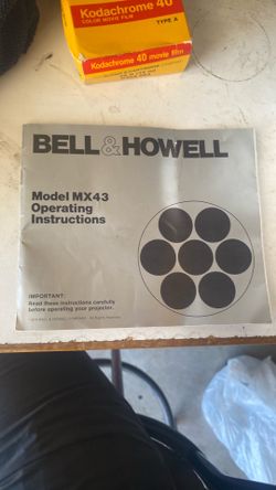 Vintage Bell and Howell Projector