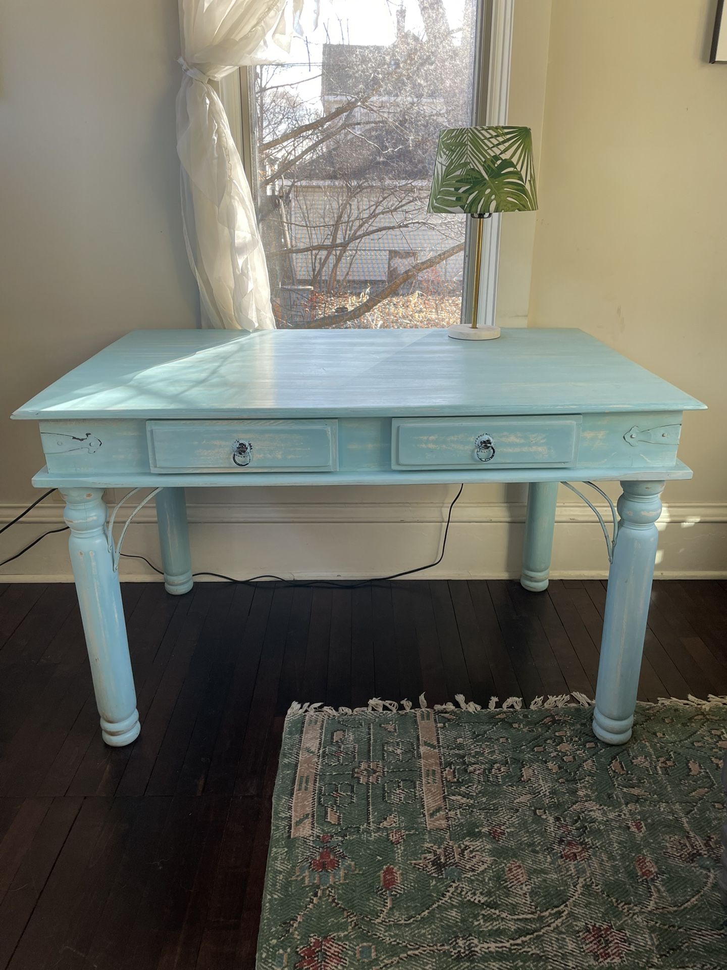 Solid Wood Writing Desk 