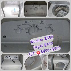 Washer And Dryer