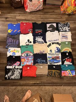 90’s, Y2k, Modern Graphic Print, Spell Out T-Shirt Lot
