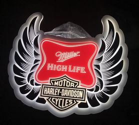 Collectible Harley Davidson led light