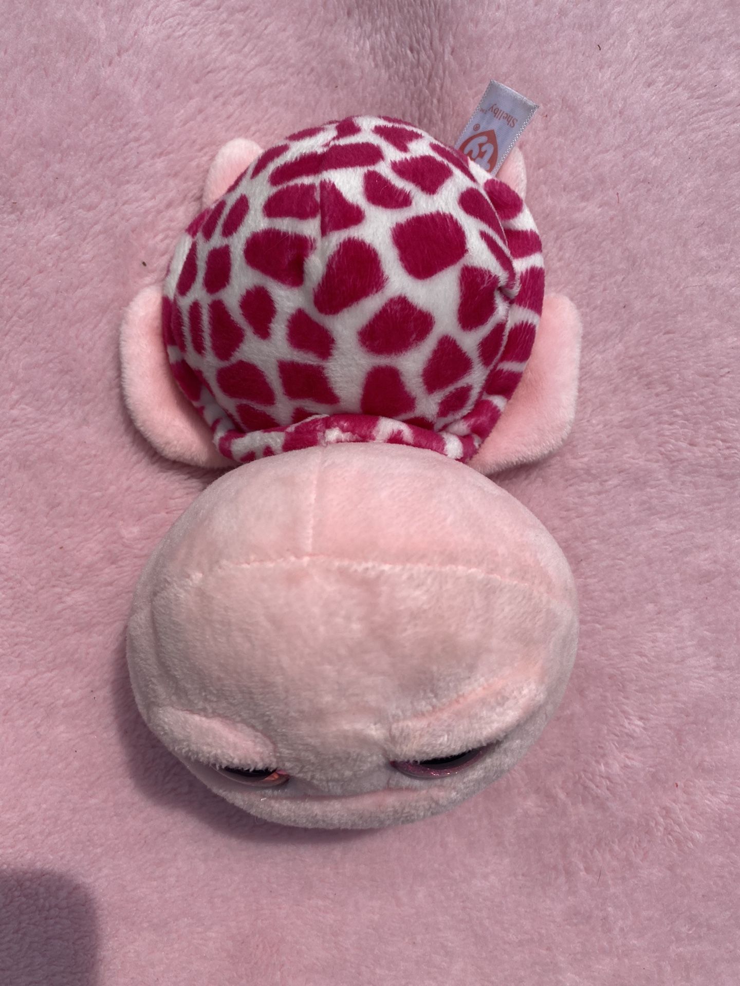 Ty Beanie Boos Owen Shelby The Pink Sea Turtle Plush Stuffed Animal 6” no tags
