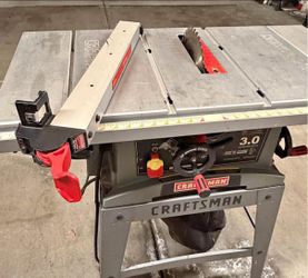 Craftsman 10" Table Saw + Stand & Rip Fence