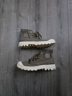 Palladium Pampa Hi Olive Green Boots Mens Size 12