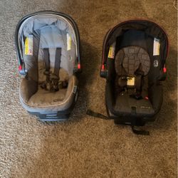 2 Graco Snugride Car seats With Bases