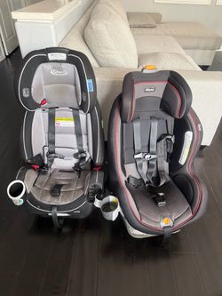 Car seats with car seat bag