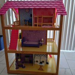 Wooden Doll House 