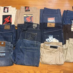 Men's Loose Fit Pants Size 36 (All For $250)