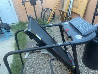 Folding Treadmill with Console and Cup Holders and floor mat