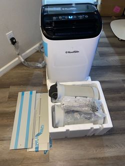 Koolsiln 14,000 BTU Portable Air Conditioner with WiFi & Remote Control, Cools Up to 700 Sq.Ft, Auto-Evaporation Low Noise Portable AC Unit for Large