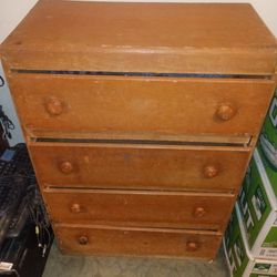Vintage Wood Dresser