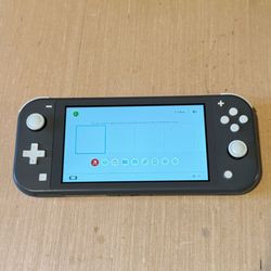 Nintendo Switch Lite Handheld Game Console HDH-001 Gray w/Charger Tested Good!