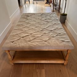 Solid Wood Ottoman