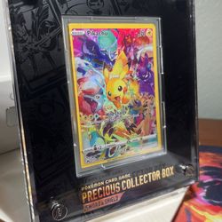 Pikachu Crown Zenith (Secret Rare) + Wide Display Case