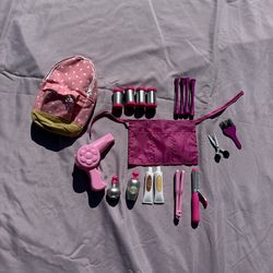 american girl doll hair salon accessories