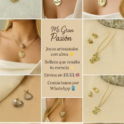 $12 💎 Joyería artesanal de alta calidad – ¡no cambia de color!