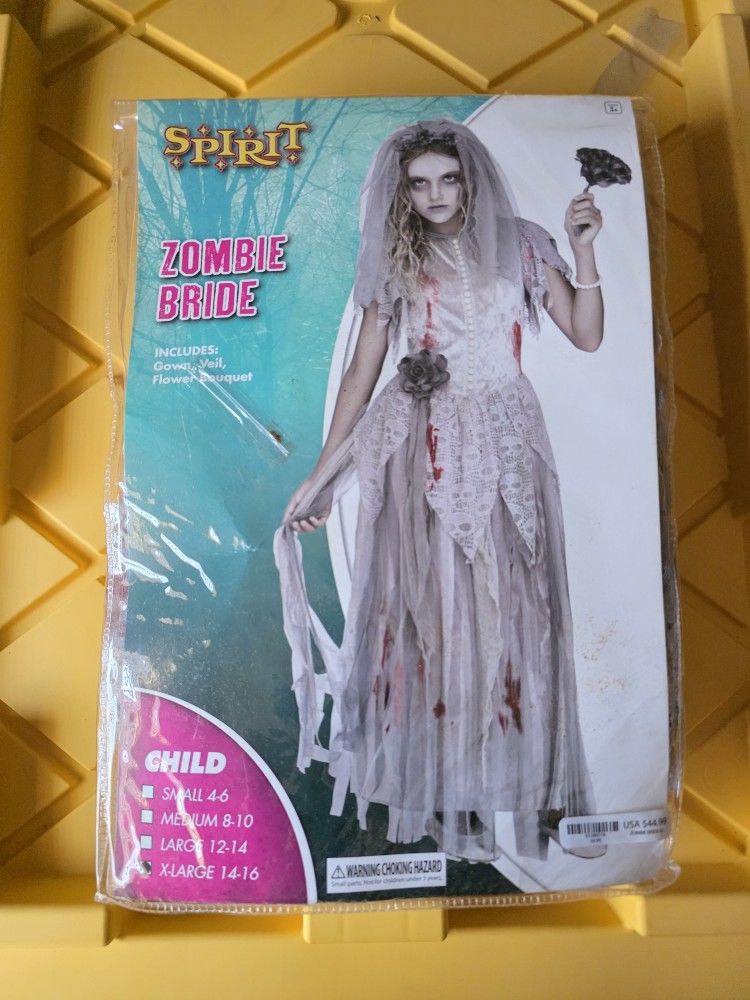 Zombie Bride Halloween Costume 