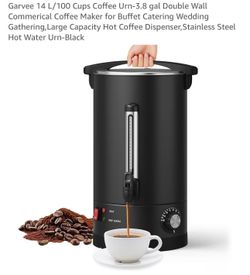 14 L/100 Cups Coffee Urn Coffee Maker