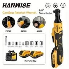 Electric Cordless Ratchet 3/8" Right Angle Wrench Impact Power Tool For Dewalt