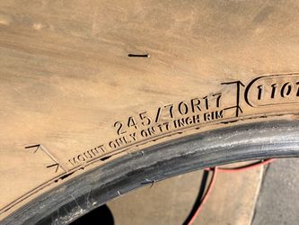 F-150 Tires 245/70/17 (2 Tires)