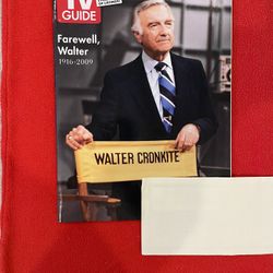 TV Guide July 27-August 9, 2009 - Walter Cronkite
