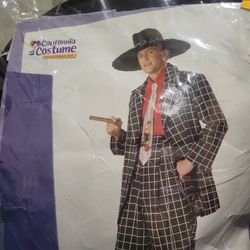 Xl Zoot Zuit Gangster Costume For Men