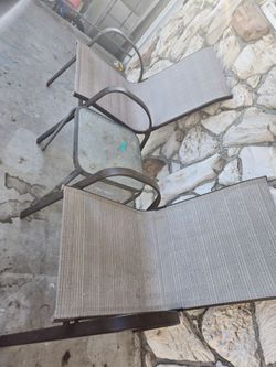 Chair and table