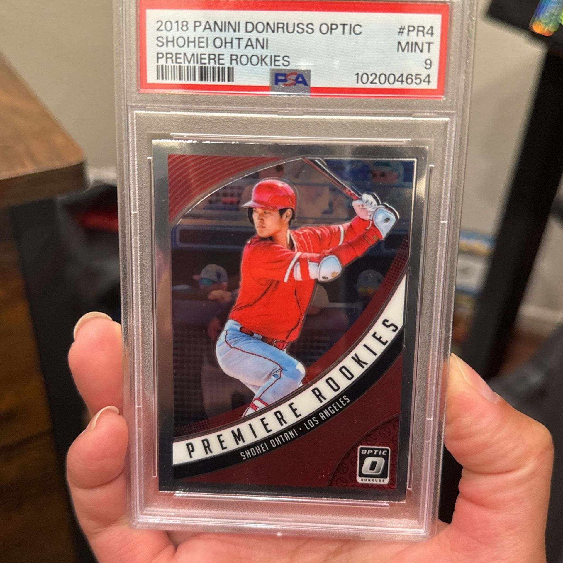 2018 Panini Donruss Optic Shohei Ohtani Premiere Rookies