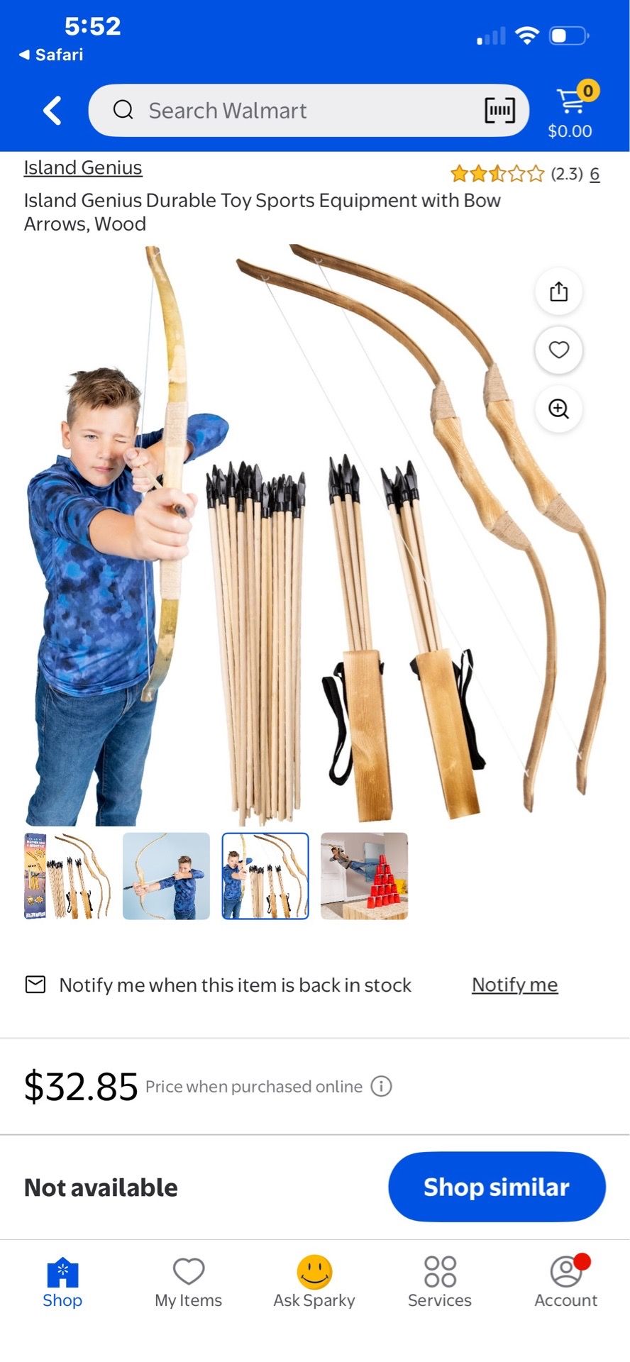 Kids soft tip arrow sets
