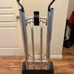 COSCO 2-In-1 Hand Truck with Flat-Free Wheel