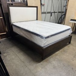 Queen Bed And Mattress $280