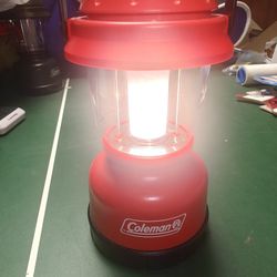 Vintage Coleman Red Compact Floating Lantern - 8.75"H