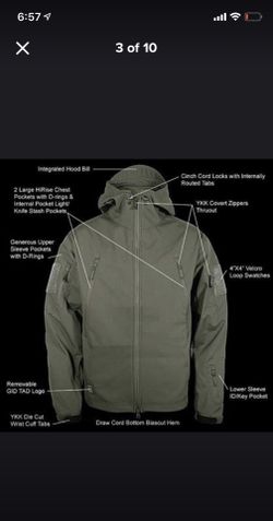 “”Shark” outdoor military style waterproof jacket