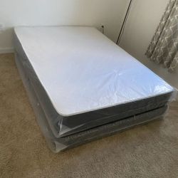 Full Bed Mattress And Box Spring Set New Mattress 