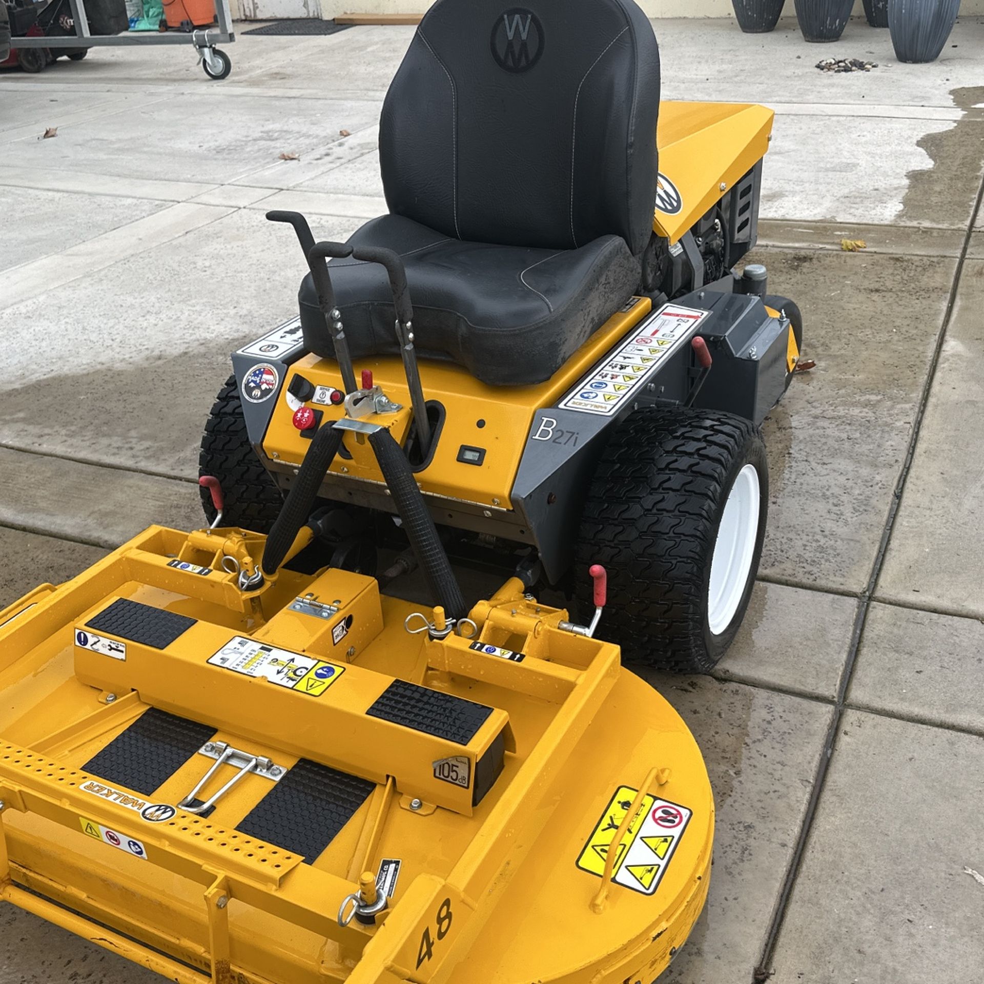 Walker Mower Mulching