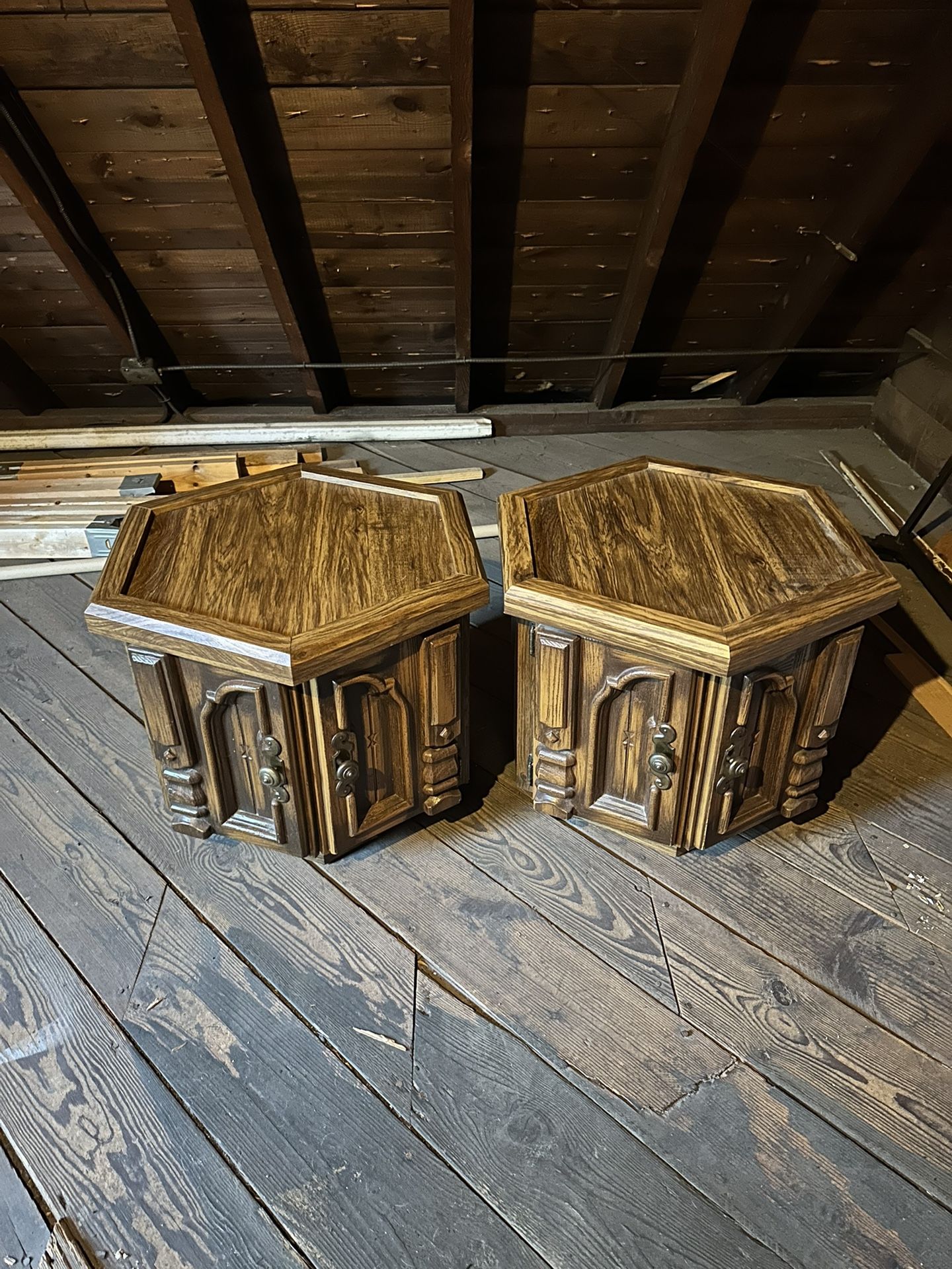 Octagon End Tables