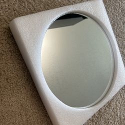 12 Pack Round Mirror Candle Plate, Centerpieces, decoration