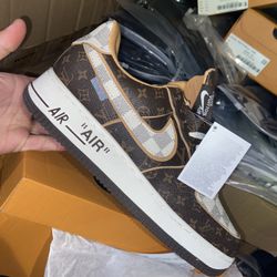 Louis Vuitton x nike air forces for Sale in Brooklyn, NY - OfferUp