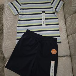 Boy's Short And Tee Set Size 4T 