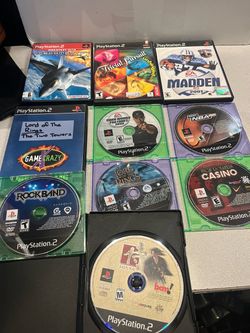 PlayStation 2 video game lot of 10 PS2