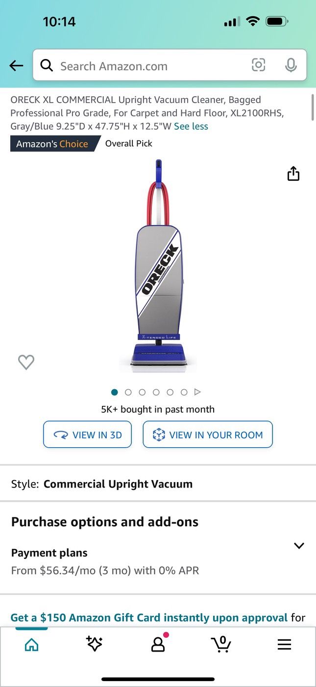 Oreck Vaccum 