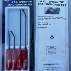 Neiko Tools 4 PC. Spoon Tip Seal Remover Set