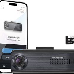 THINKWARE Q200 2K Front Dash Cam Car Dashcam | WiFi | Parking Mode | (32GB)