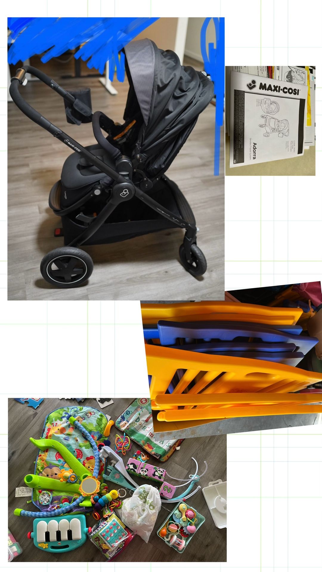 Baby Stroller Toys Fence